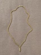 14K Gouden Koningsketting, Ophalen of Verzenden, Zo goed als nieuw, Goud, Met hanger