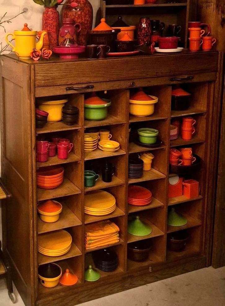 Vintage Huizen Servies, 1969 Cor van Tricht, Antiek en Kunst, Antiek | Keramiek en Aardewerk, Ophalen of Verzenden