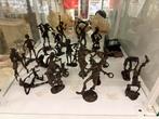 20x bronzen beelden, Antiek en Kunst, Antiek | Tin, Ophalen of Verzenden
