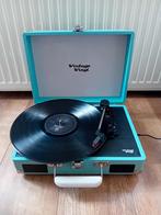 Vintage Vinyl Platenspeler - Turquoise, Ophalen of Verzenden, Zo goed als nieuw, Platenspeler, Overige merken