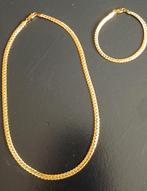 Nieuw 18k Goud plated ketting met armband, Sieraden, Tassen en Uiterlijk, Kettingen, Verzenden, Nieuw, Goud, Goud