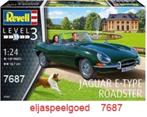 Revell 1:24 Jaguar E-Type Roadster- 7687 modelbouw auto, Auto, Revell, Groter dan 1:32, Nieuw