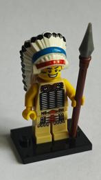 Lego Minifigure, Serie 3 - Tribal Chief (Hoofdman), Ophalen of Verzenden, Zo goed als nieuw, Complete set, Lego