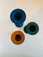 Cor Unum Diabolo waxinelicht-houders (3) keramiek, jaren 80, Minder dan 25 cm, Overige materialen, Gebruikt, Ophalen of Verzenden
