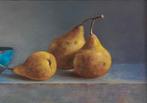 Schilderij peren en een schaal. Hans Habraken., Ophalen of Verzenden