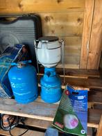 Camping gazlamp en gaz busje is leeg 1 kg, Caravans en Kamperen, Kampeeraccessoires, Ophalen of Verzenden, Zo goed als nieuw
