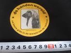 sticker hond afghaanse windhond - asten de honden wereld *, Ophalen, Zo goed als nieuw