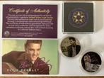 Elvis Presley 3x half dollar in kleur, Ophalen of Verzenden, Noord-Amerika, Setje