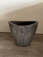 Stenen bloempot €17,50, Ophalen, Steen, Rond, Zo goed als nieuw