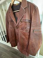Echt leer jas, Kleding | Heren, Kostuums en Colberts, Ophalen of Verzenden, Zo goed als nieuw, Zwart
