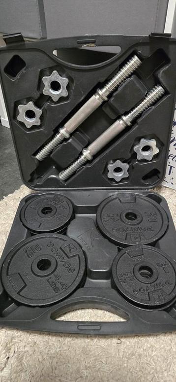 Halter set 20 kg decathlon  beschikbaar voor biedingen