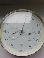 Barigo weerstation roestvrij staal, Ophalen of Verzenden, Zo goed als nieuw, Barometer