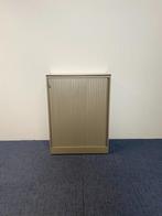 12x Roldeurkast Ahrend, grijs, eiken topblad, H105 x B80 cm., Huis en Inrichting, Ophalen, Gebruikt