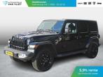 Jeep Wrangler Unlimited 2.0T Sahara | Grijs kenteken | Stoel, Auto's, Automaat, 12 maanden, 4 cilinders, Zwart