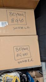 Beyma 18G400 en 18G40 Speakers - Nieuwstaat, Ophalen of Verzenden, Zo goed als nieuw, Trommel