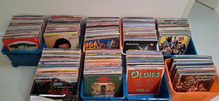 Grote collectie Vinyl LP's - ca. 600 stuks, Cd's en Dvd's, Vinyl | Overige Vinyl, Gebruikt, 12 inch, Ophalen