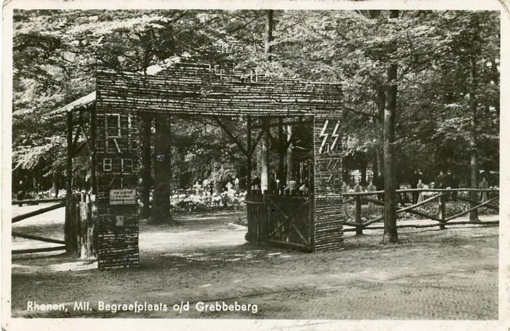 RHENEN – Militaire Begraafplaats Grebbeberg 1941 (VK210), Verzamelen, Ansichtkaarten | Nederland, Gelopen, Utrecht, 1940 tot 1960