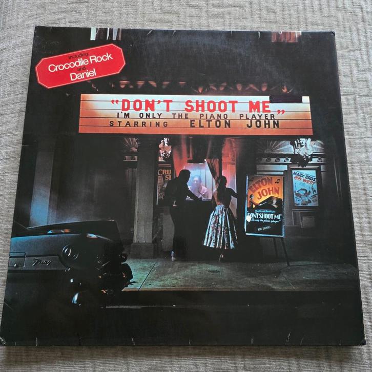 Lp: Elton John - Don't shoot me (1973), Cd's en Dvd's, Vinyl | Rock, Gebruikt, 12 inch, Ophalen of Verzenden