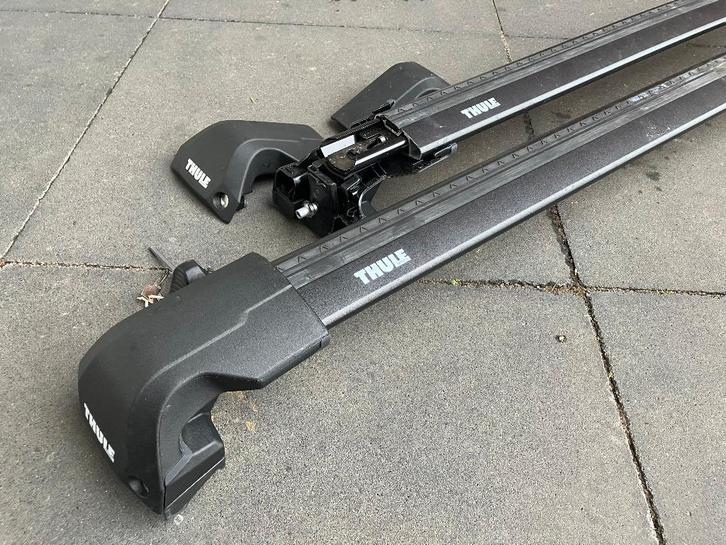 Thule Wingbar Edge dakdragers voor dichte rails, Auto diversen, Dakdragers, Zo goed als nieuw, Ophalen of Verzenden