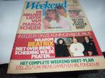 WEEKEND NR 85 1985-LUV-M LANDON-MIEKE-J KOOPMANS-B SHIELDS, Verzamelen, Tijdschriften, Kranten en Knipsels, Verzenden, 1980 tot heden