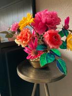 Set Compleet Zijden bloemen in Toetervaas Set, Ophalen of Verzenden, Nieuw
