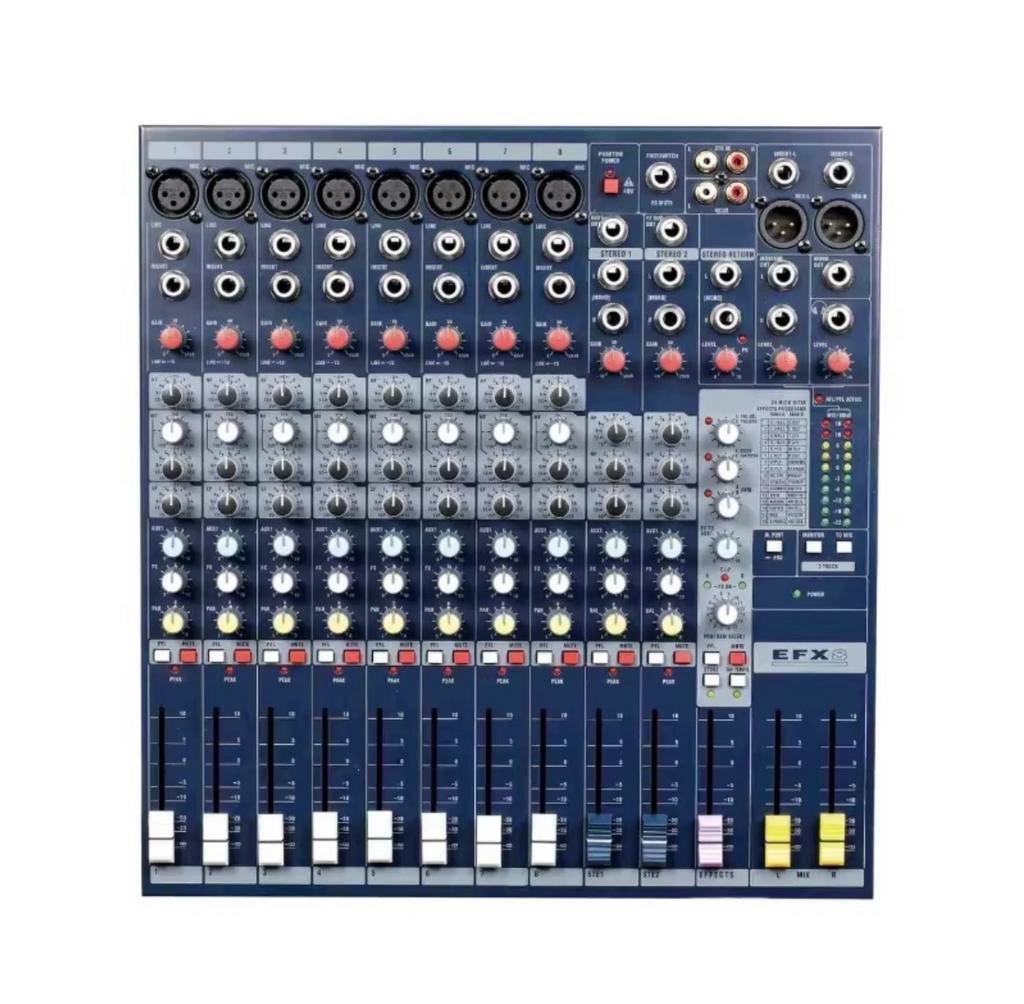 Soundcraft EFX8 Mengpaneel Mixer - Compact en Krachtig, Sc, Sc, Microfooningang, Ophalen of Verzenden