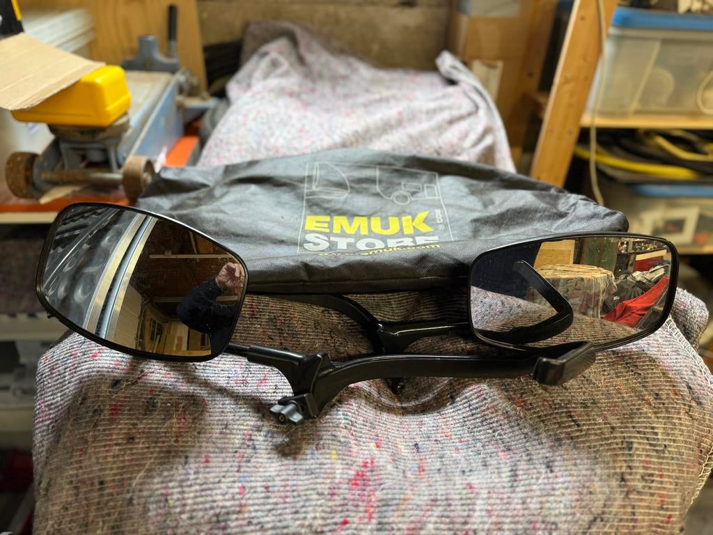 Emuk caravanspiegel XL voor BMW 520i serie F10 - F11, Caravans en Kamperen, Ophalen of Verzenden, Gebruikt