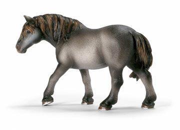 Schleich 13626 percheron merrie, dierfiguur, Verzamelen, Dierenverzamelingen, Gebruikt, Beeldje of Figuurtje, Paard, Ophalen of Verzenden