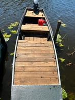 Stalen Platbodem Boot - Zeer Goede Staat, Nieuw Geverfd, Ophalen, Zo goed als nieuw