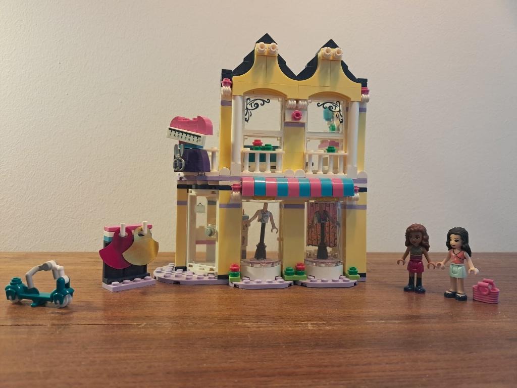 LEGO Friends Emma's modewinkel (41427), Ophalen of Verzenden, Zo goed als nieuw, Complete set, Lego