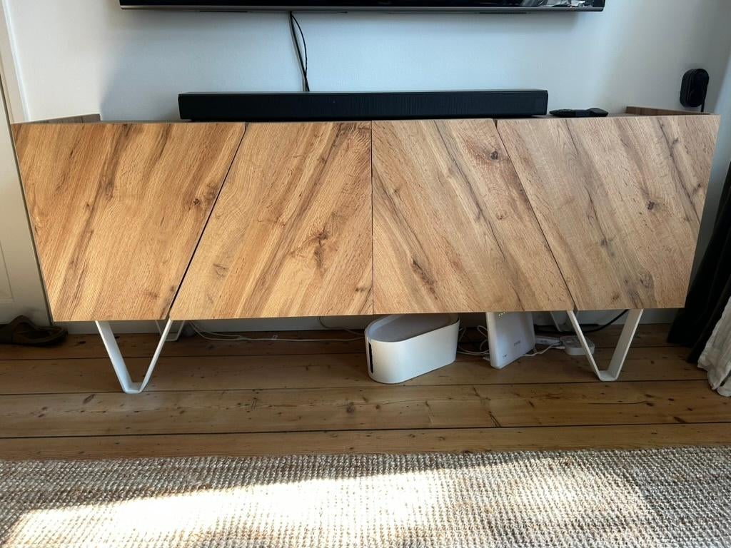 Mobili Fiver TV Unit – Rustic Oak – Modern Design, Ophalen, Overige materialen