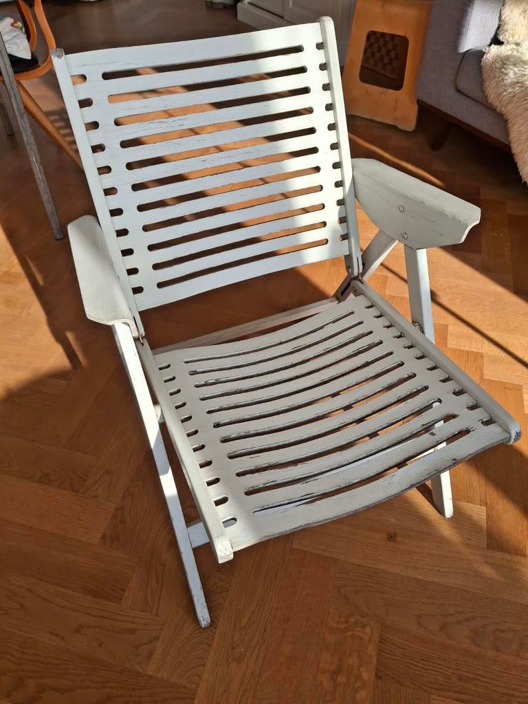 Design klapstoel 1960 Niko Kralj, Ophalen of Verzenden, Gebruikt, Hout, Inklapbaar