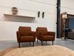 2 Nieuw Evidence Sarena Fauteuils bruin design stoel