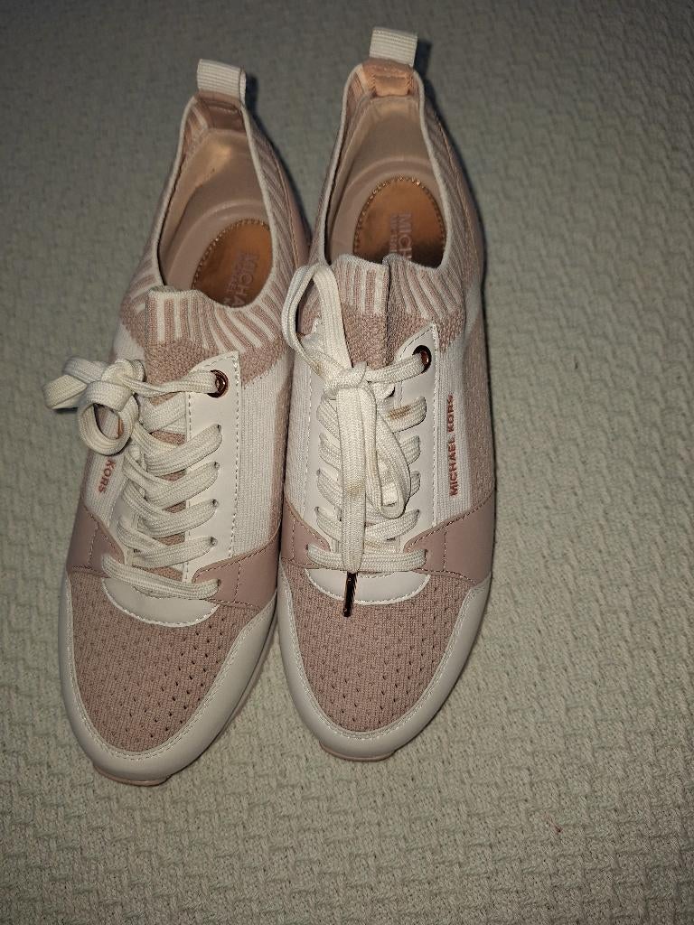 roze/witte michael kors sneakers mt.38 nieuw, Kleding | Dames, Schoenen, Michael Kors, Nieuw, Ophalen of Verzenden, Sneakers of Gympen