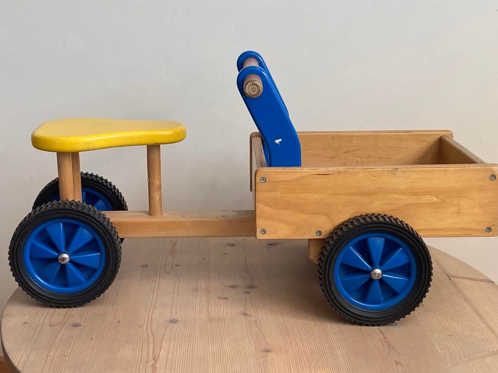 Peuter bakfiets, Ophalen, Gebruikt