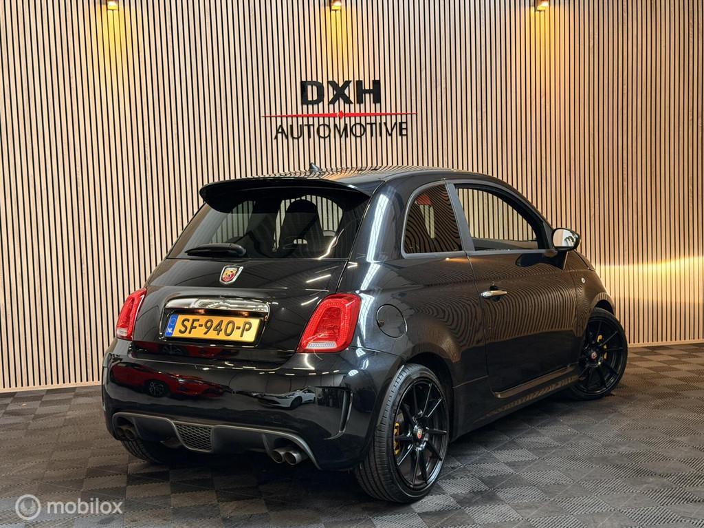 Fiat 500 1.4 T-Jet Abarth 595 Turismo 160pk CARPLAY INTERSCP, Auto's, Fiat, Voorwielaandrijving, Euro 6, 4 cilinders, Zwart