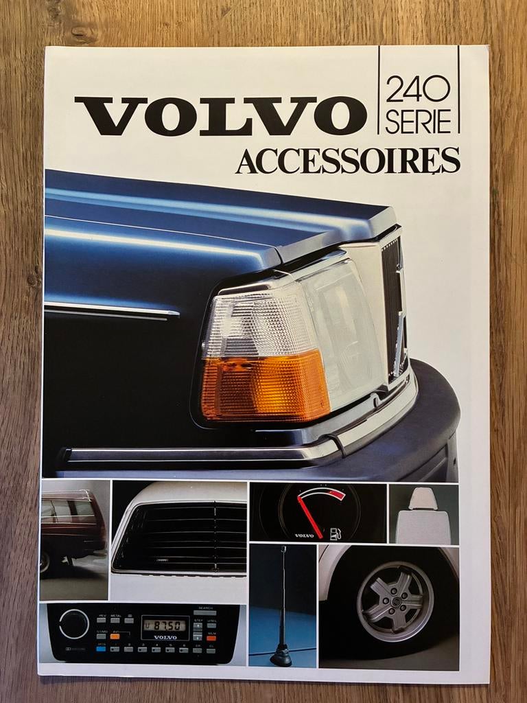 Volvo 240 accessoires brochure 1982, Boeken, Ophalen of Verzenden, Zo goed als nieuw, Volvo