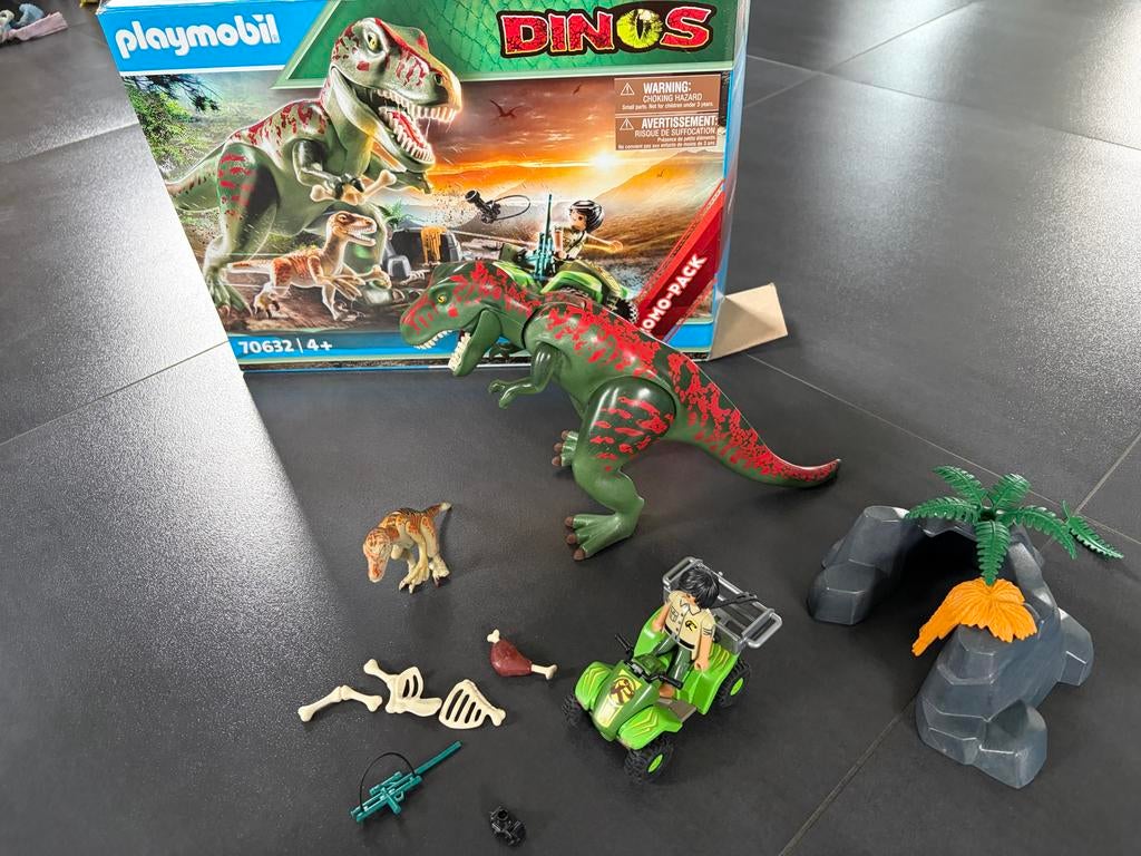 Playmobil Dinosaurus Set - T-Rex en Raptor (70632), Kinderen en Baby's, Speelgoed | Playmobil, Ophalen of Verzenden, Gebruikt