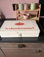 Brocades vintage jaren 50 metalen verbandtrommel A, Ophalen of Verzenden