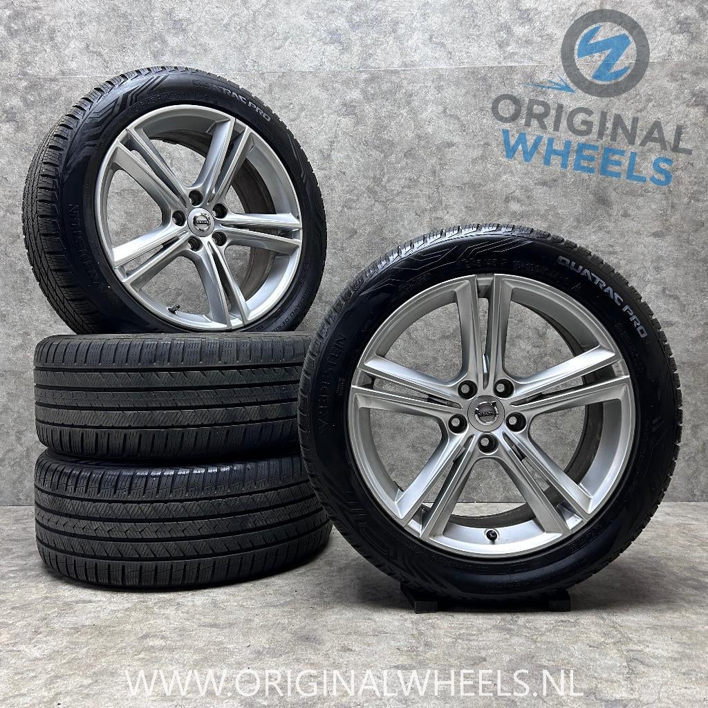 18 inch originele velgen + all season banden Volvo V90, 18 inch, Banden en Velgen, Ophalen of Verzenden, Personenwagen
