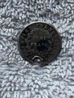 Demi Franc Napoleon Munt Frankrijk, Ophalen of Verzenden, Frankrijk, Losse munt, Zilver