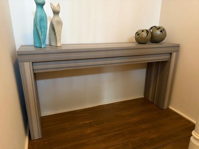 Commode, kast/tafel met schuif voor in een hal of zo., Ophalen, Gebruikt