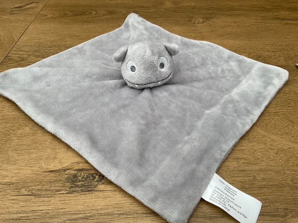 Nieuw zgan grijs monster knuffeldoekje zeeman, Kinderen en Baby's, Speelgoed | Knuffels en Pluche, Ophalen, Nieuw, Overige typen