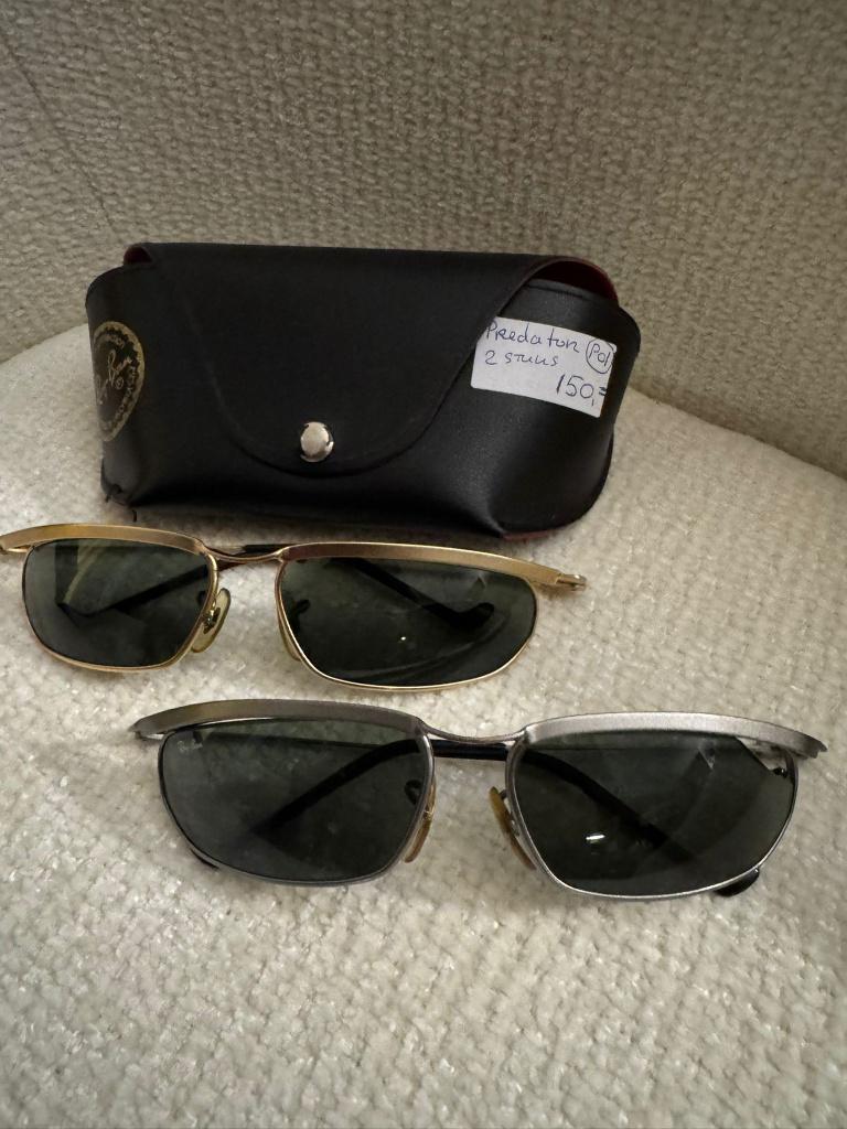 Vintage B&L Ray-ban Orbs Predator goud zonnebril W2572 P01, Sieraden, Tassen en Uiterlijk, Zonnebrillen en Brillen | Heren, Ray-Ban USA