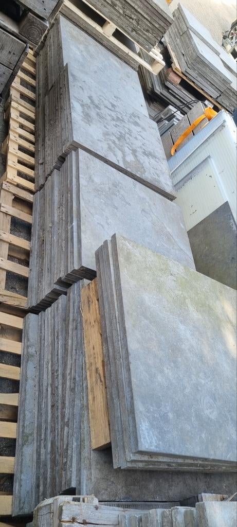 115m2 chinees natuursteen 80x80cm 3cm dik bluestone te koop, Tuin en Terras, Tegels en Klinkers, Ophalen of Verzenden, Gebruikt