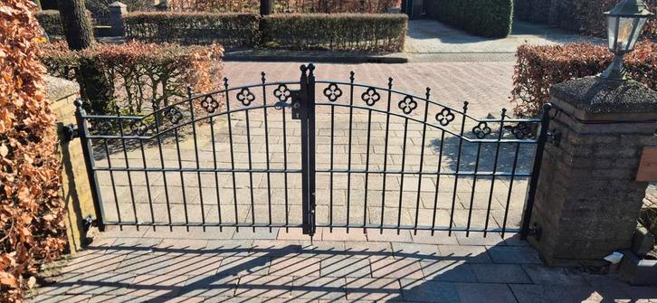 Sierhekwerk dubbele poort, Tuin en Terras, Tuinhekken en Hekwerk, Ophalen of Verzenden