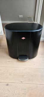 Wesco Prullenbak - 3 Compartimenten - Zeer Goede Staat, Ophalen, Met pedaal, Zo goed als nieuw, Metaal