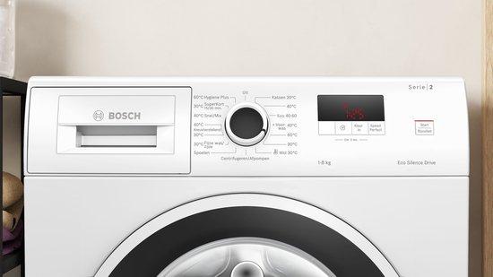 Bosch wasmachine WGE03408NL - Serie 2 - Wit, 1200 tot 1600 toeren, Minder dan 85 cm, BSH Huishoudapparaten, 8 tot 10 kg