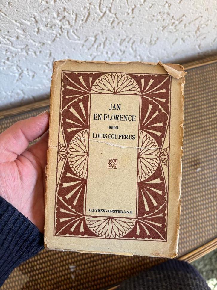 Louis Couperus - Jan en Florence - 1917 - Eerste druk, Antiek en Kunst, Antiek | Boeken en Bijbels, Ophalen of Verzenden