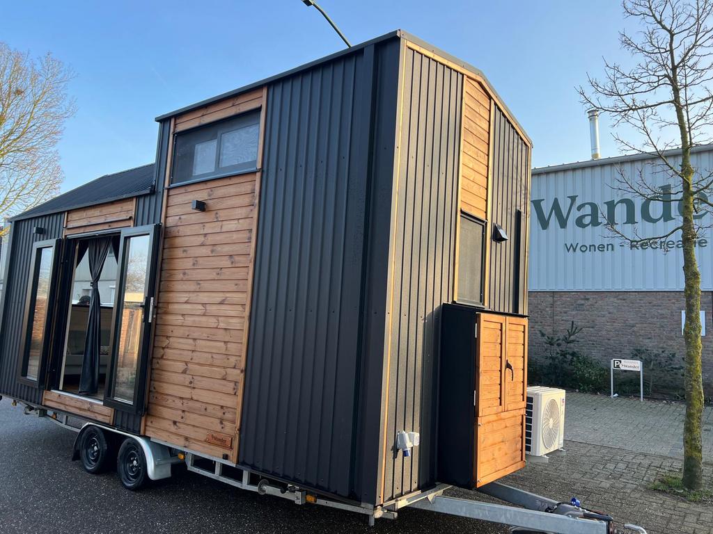 Uniek Tiny House, Ophalen, Zo goed als nieuw, 3 ramen of meer